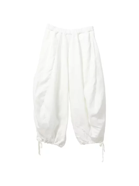 Pantaloni Comme Des Garçons cu cordon alb