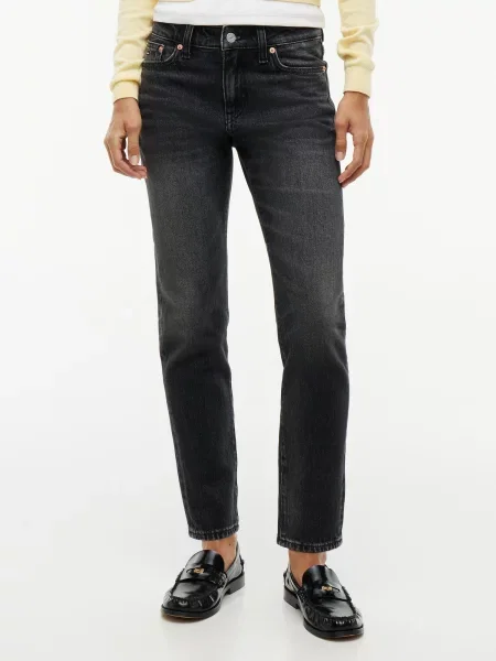 Tommy Jeans Džínsy MR SLIM denim modrá