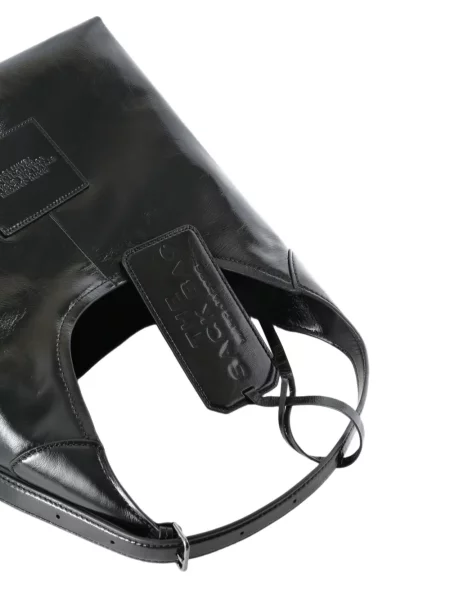 Cu centură geantă Marc Jacobs din piele negru