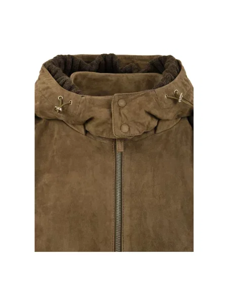 Kurtka The Jackie Leathers zamszowa brązowa