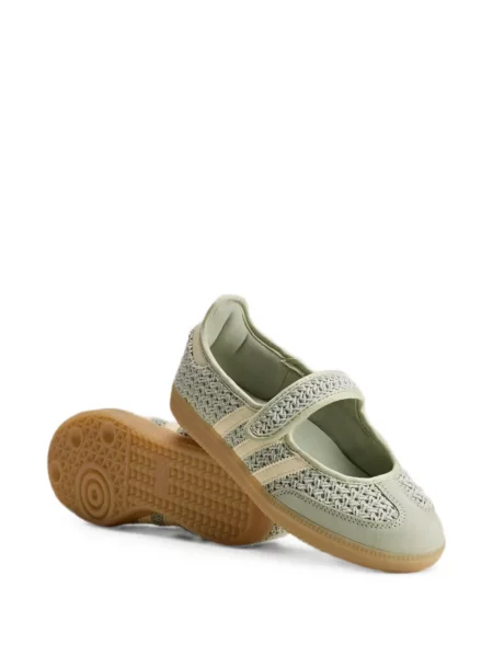 Sneakerși Adidas Samba cu bretele verde
