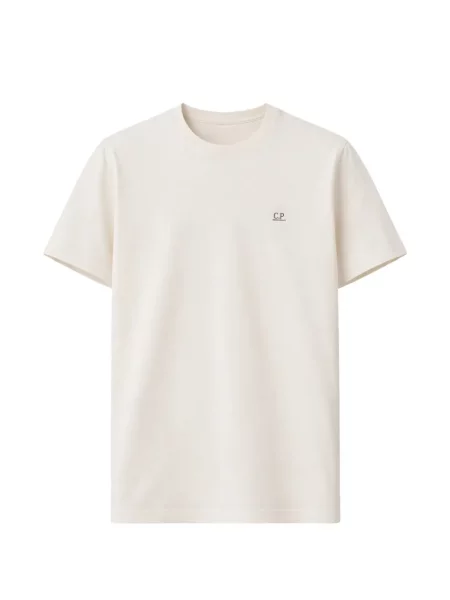 Tricou C.p. Company cu imagine scurt alb