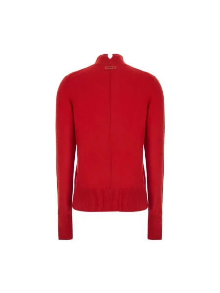 Sweter Pinko wełniany czerwony