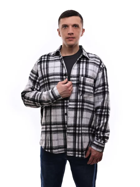 Сорочка LUMO віскоза/поліестер білий