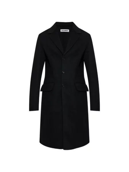 Palton Jil Sander cu rever negru