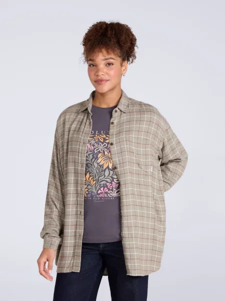 Maisie koszula super miękka luźny krój Green zielona