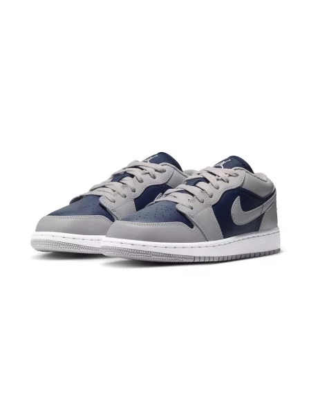 Jordan Air 1 Low sportcipő gyerek bőr szürke
