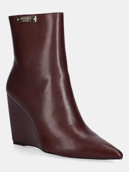 Twinset botine bordo