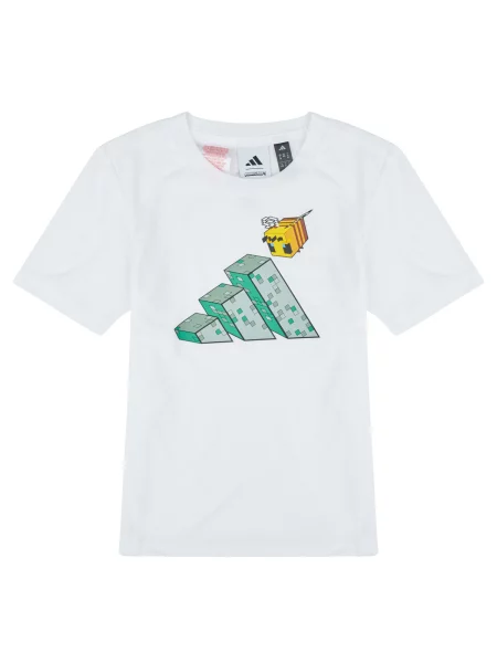 Tricou copii Adidas alb