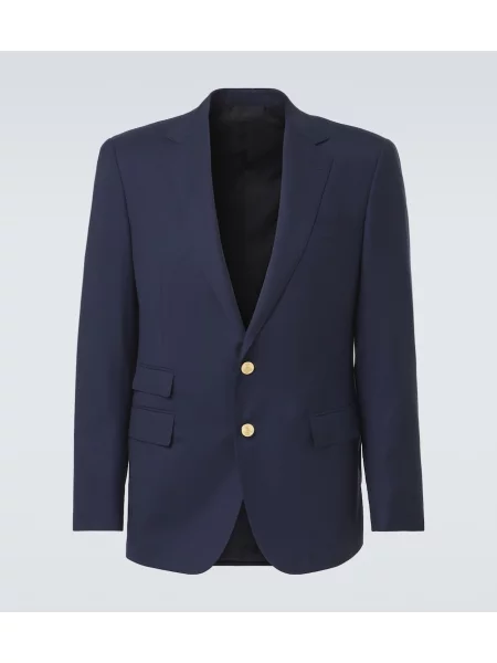 Sacou Ralph Lauren Purple Label de lână albastru