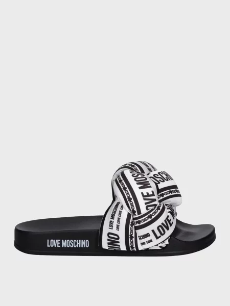 Шлепанцы Love Moschino белые