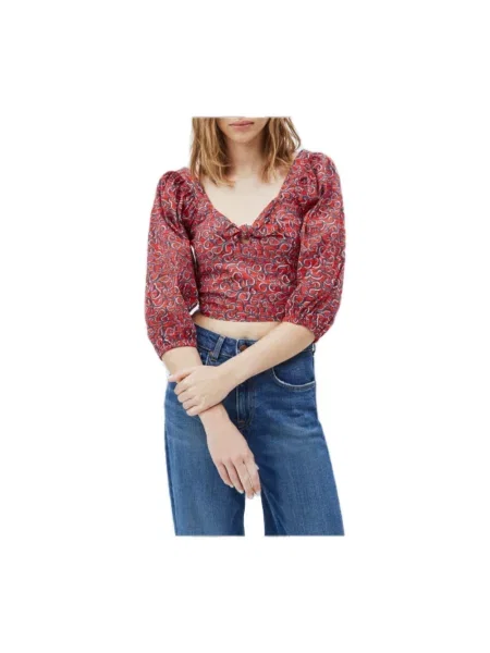 Bluzka Pepe Jeans czerwona