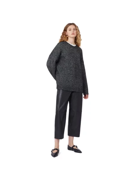 Sweter Weekend Max Mara wełniany szary