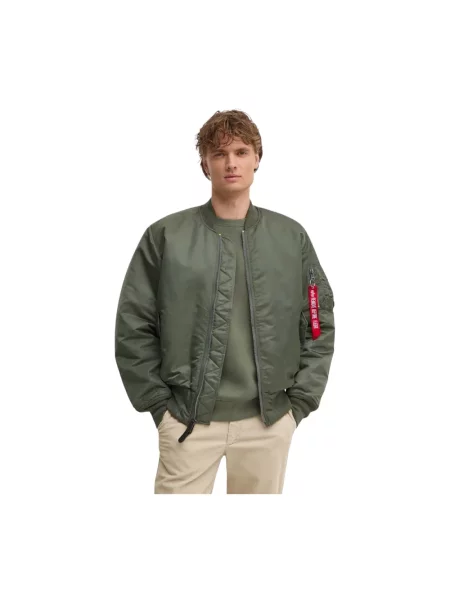 Kurtka bomber Alpha Industries zielony