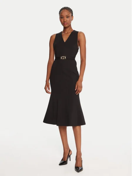 TWINSET Rochie cocktail negru