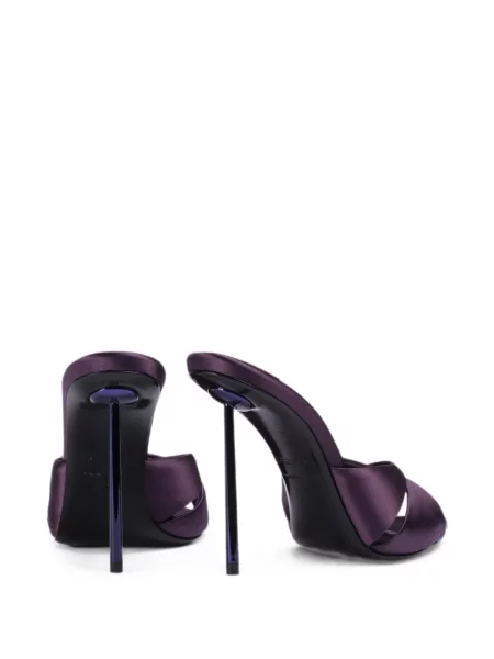 Sandale Le Silla din satin violet