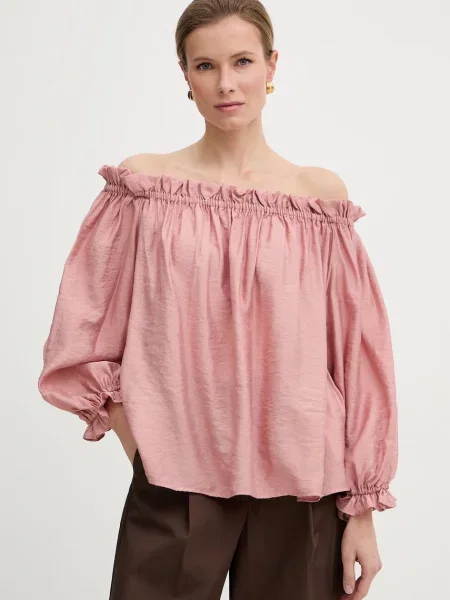 Marella bluză spaniolă pentru femei cu modal MERINGA roz