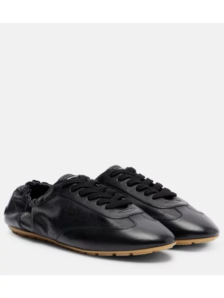 Sneakerși Saint Laurent din piele negru