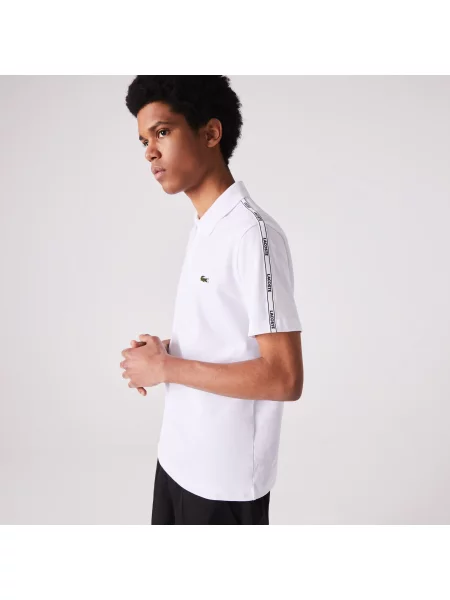 Поло Lacoste белое
