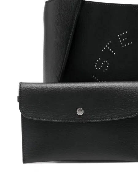 Geanta de piele Stella Mccartney din piele negru