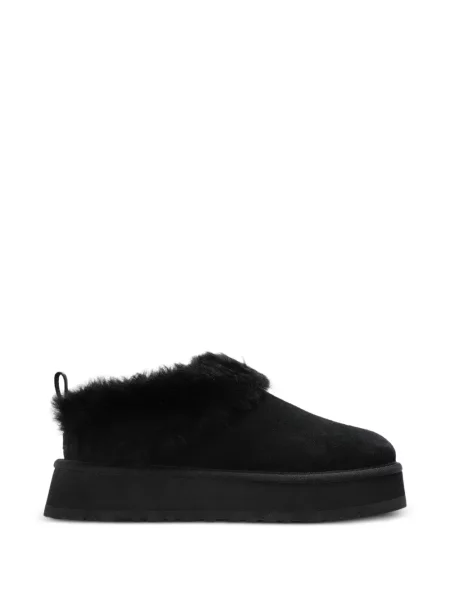 Cizme scurte Ugg din piele de oaie negru