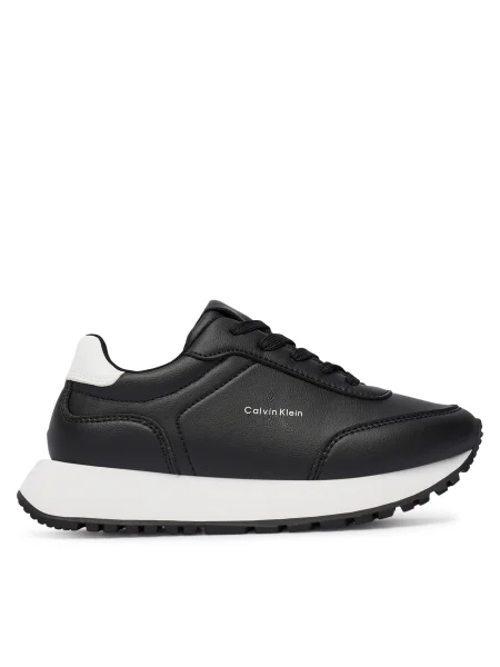 Sneakersy Calvin Klein Low Cut Lace-Up Sneaker S čierna