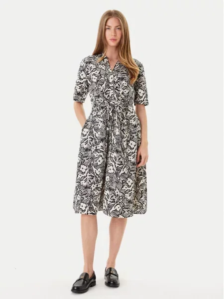 Tommy Hilfiger Vsakodnevna obleka črna