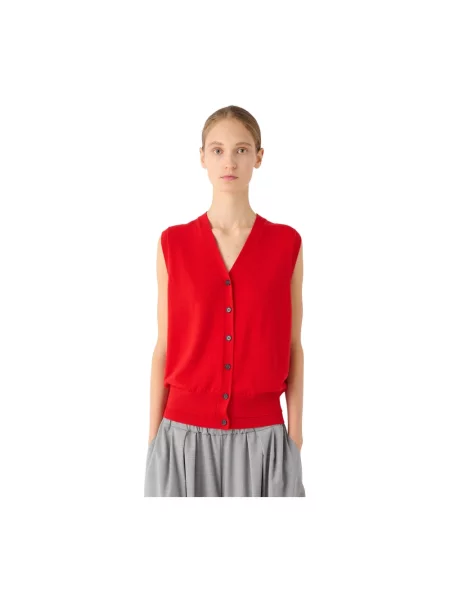 Sweter Meimeij czerwony