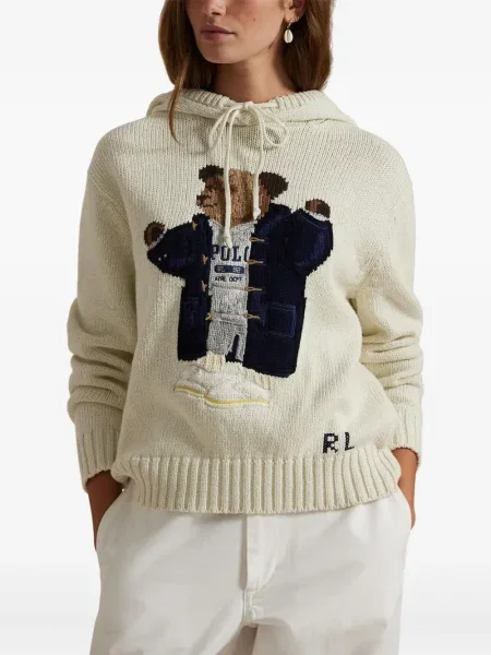 Căciulă Polo Ralph Lauren cu broderie cu dungi cowboy roșu