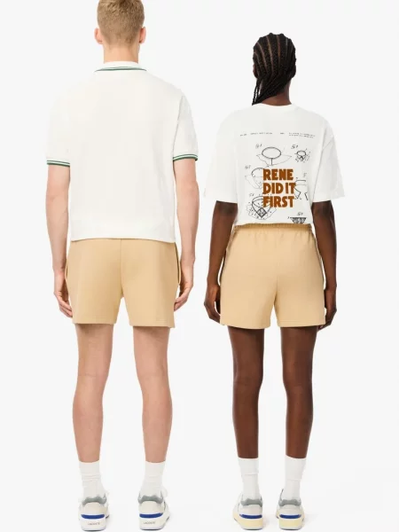 Дитячі шорти Lacoste бежеві
