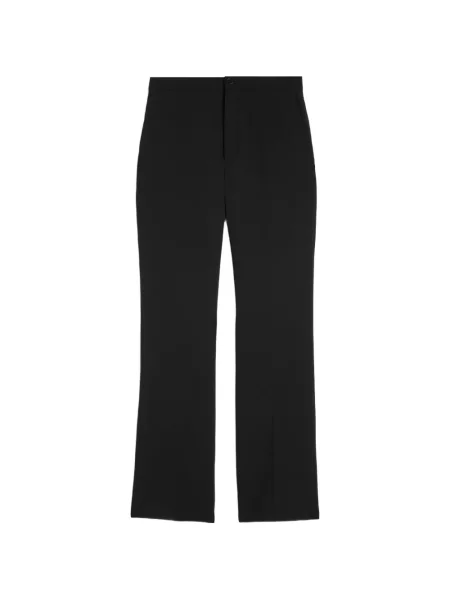 Pantaloni Jil Sander de lână negru