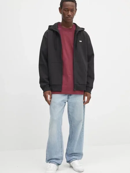 Kratka majica Vans bordo