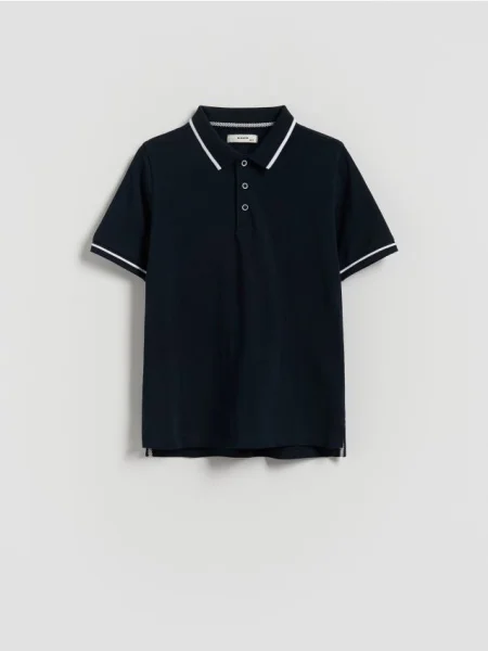 Reserved Tricou polo bleumarin