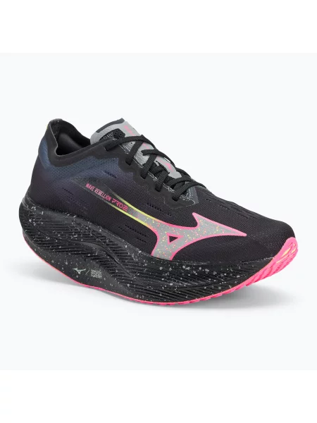 Мъжки обувки за бягане Mizuno Wave Rebellion Pro 2 black/silver/pink tetra черно
