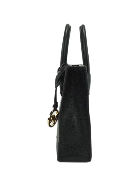 Kožna crossbody torbica Michael Kors crna