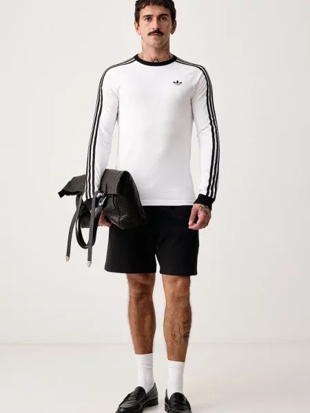 Тениска с дълъг ръкав Adidas Originals бяло