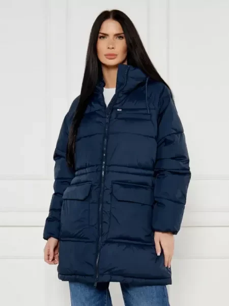 Tommy Jeans Kabát kék