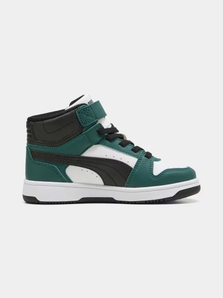 Детские кеды Puma зеленые