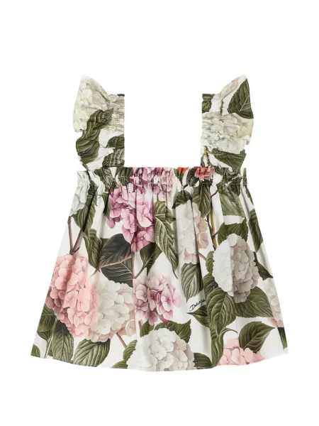 Top dziecięcy Dolce And Gabbana biały