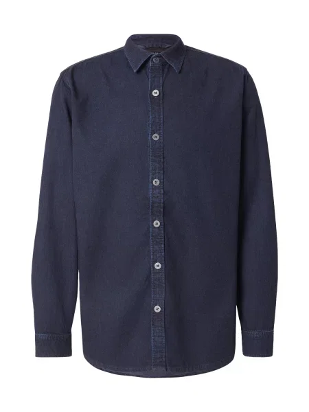 G-Star Raw cămașă de blugi Clean Bleumarin albastru