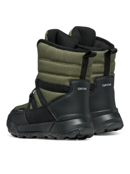 Geox Sniego batai J Trekkyup Boy B Abx S Tamsiai žalia