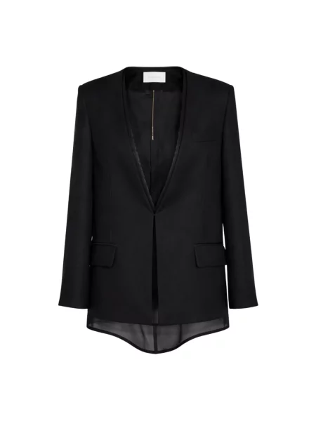 Marynarka Simona Corsellini z organzy czarna