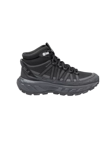 Sneakerși Jack Wolfskin negru