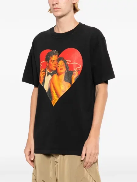 Tricou Melt cu imagine negru