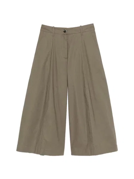 Plisirane hlače Nine In The Morning smeđa