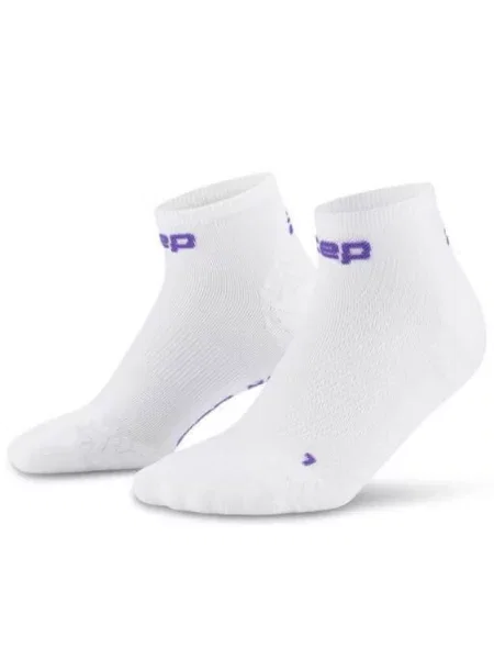 Skarpety kompresyjne sportowe za kostkę low cut Core Run Ultralight CEP białe