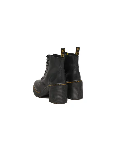Dr. Martens Suvarstomieji kulkšnis dengiantys batai Jesy tamsiai ruda / auksas juoda