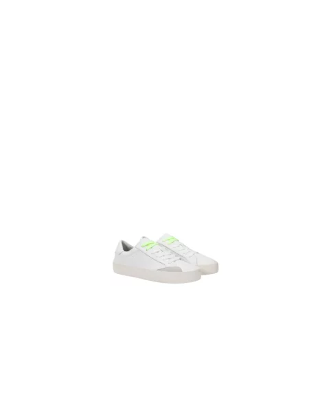 Sneakersy Sun68 skórzane w miejskim stylu białe