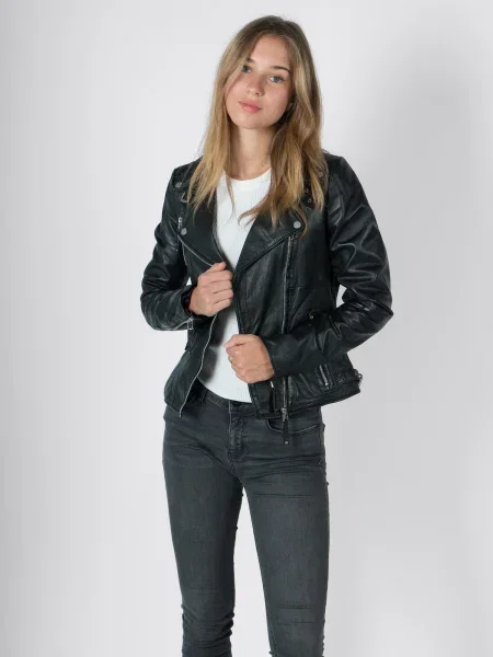 FREAKY NATION Átmeneti dzseki BikerPrincess' fekete