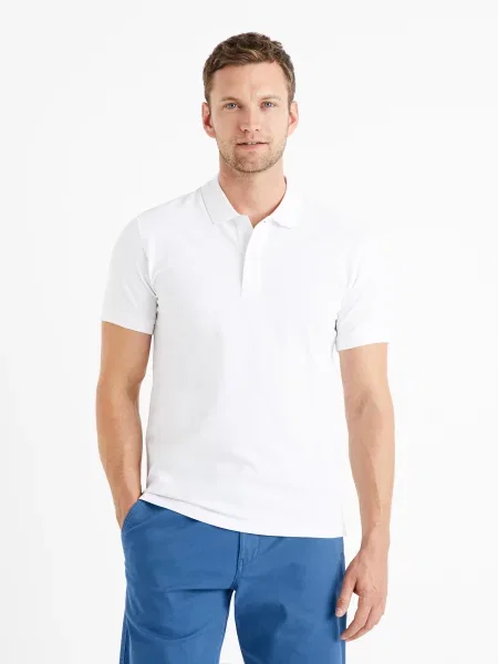 S límcem tričko Celio bílé